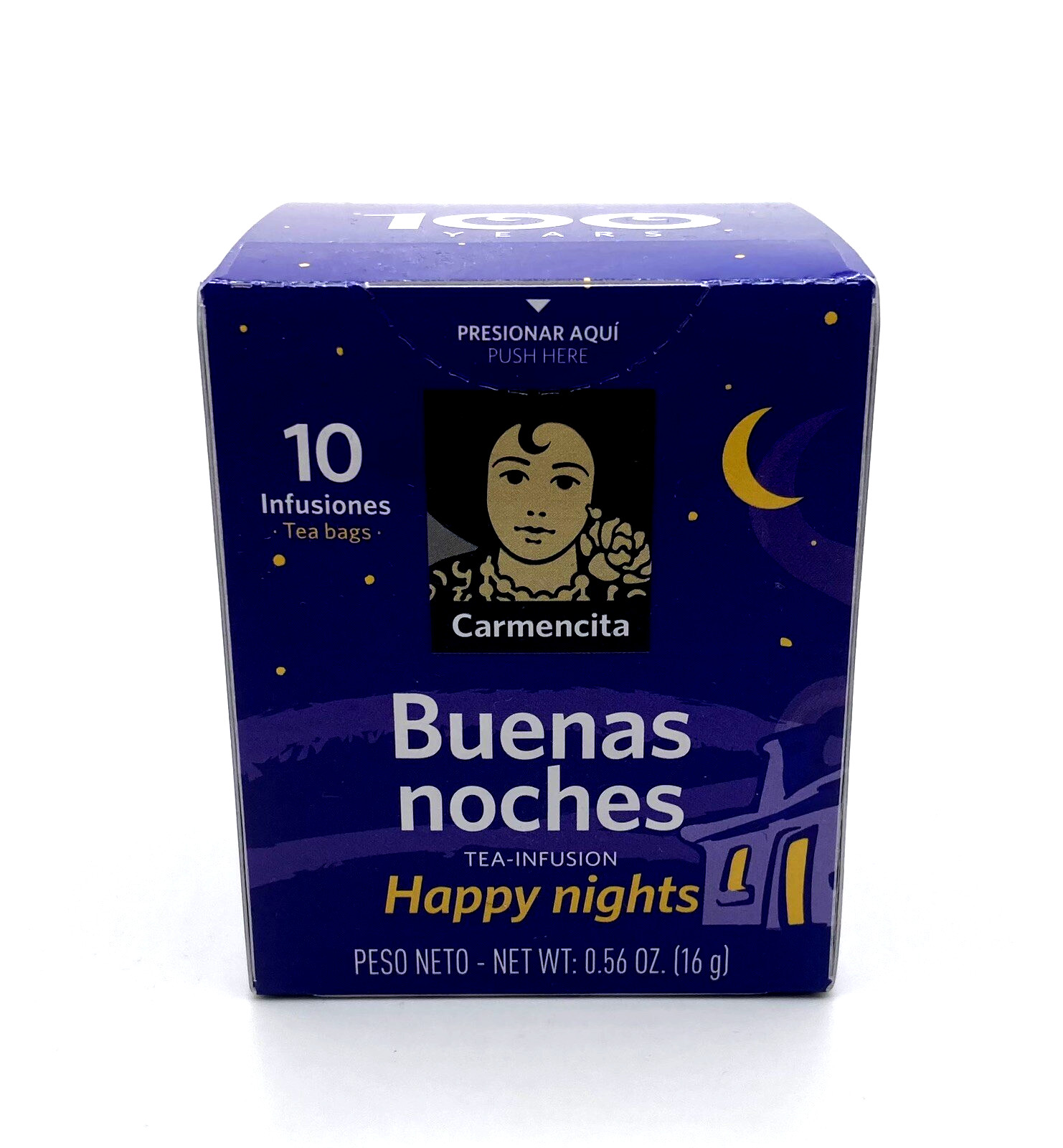 (Pack of 2) Carmencita Buenas Noches Happy Nights Herbal Infusion 10 Tea Bags