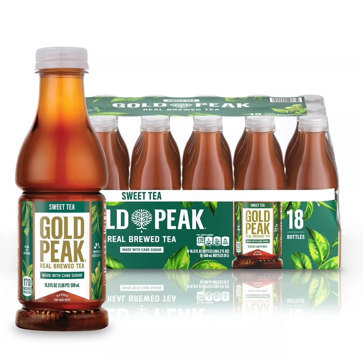 Gold Peak Sweet Tea 16.9 Fluid Ounce (Pack of 18)