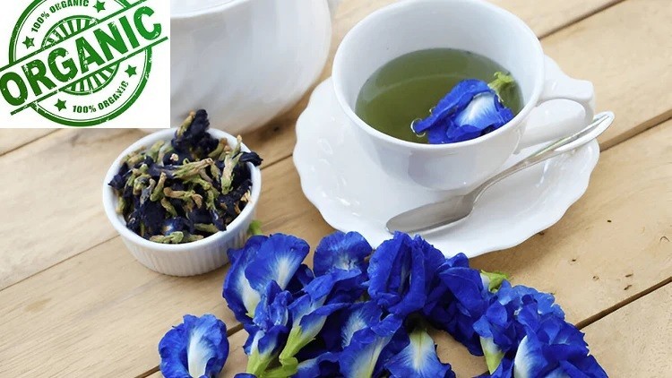 Natural Organic Pure Blue Butterfly Pea Flowers Nil Katarolu Herbal 30 Tea Bags