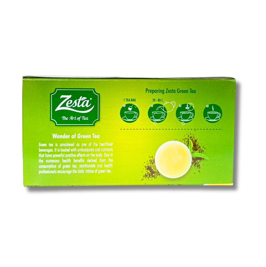 Ceylon Green Tea 25 Tea Bags 37.5g | Herbal Detox & Wellness Tea from Sri Lanka