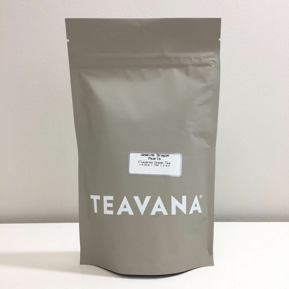 ☃️🎄☃️ NEW! RARE TEAVANA JASMINE DRAGON PEARLS TEA 2 OZ SEALED GRAY BAG ☃️🎄☃️