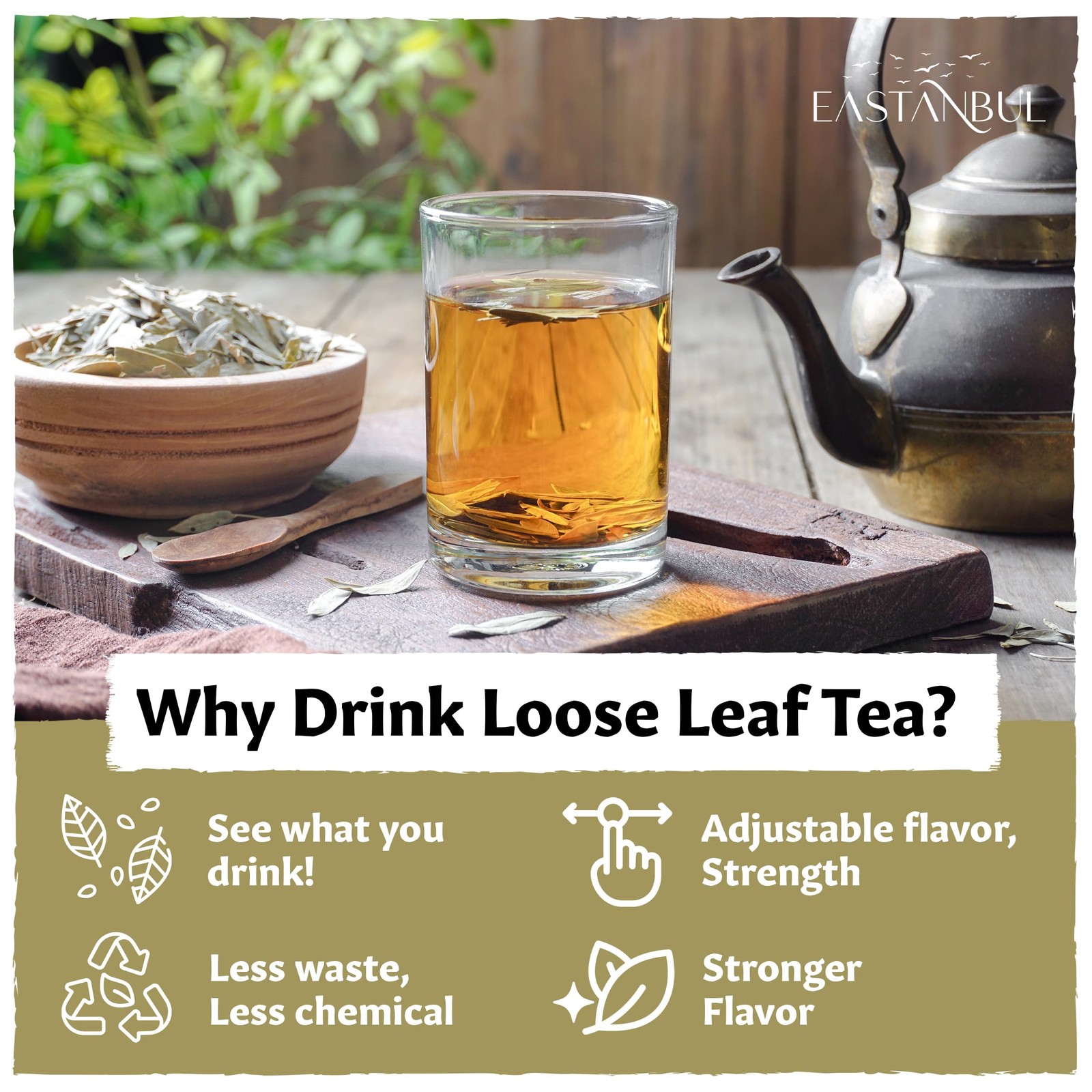 Senna Tea, 1.76oz, Senna Leaf Tea, Hoja Sen Cut Sifted Herbs, Sena Loose Lea…
