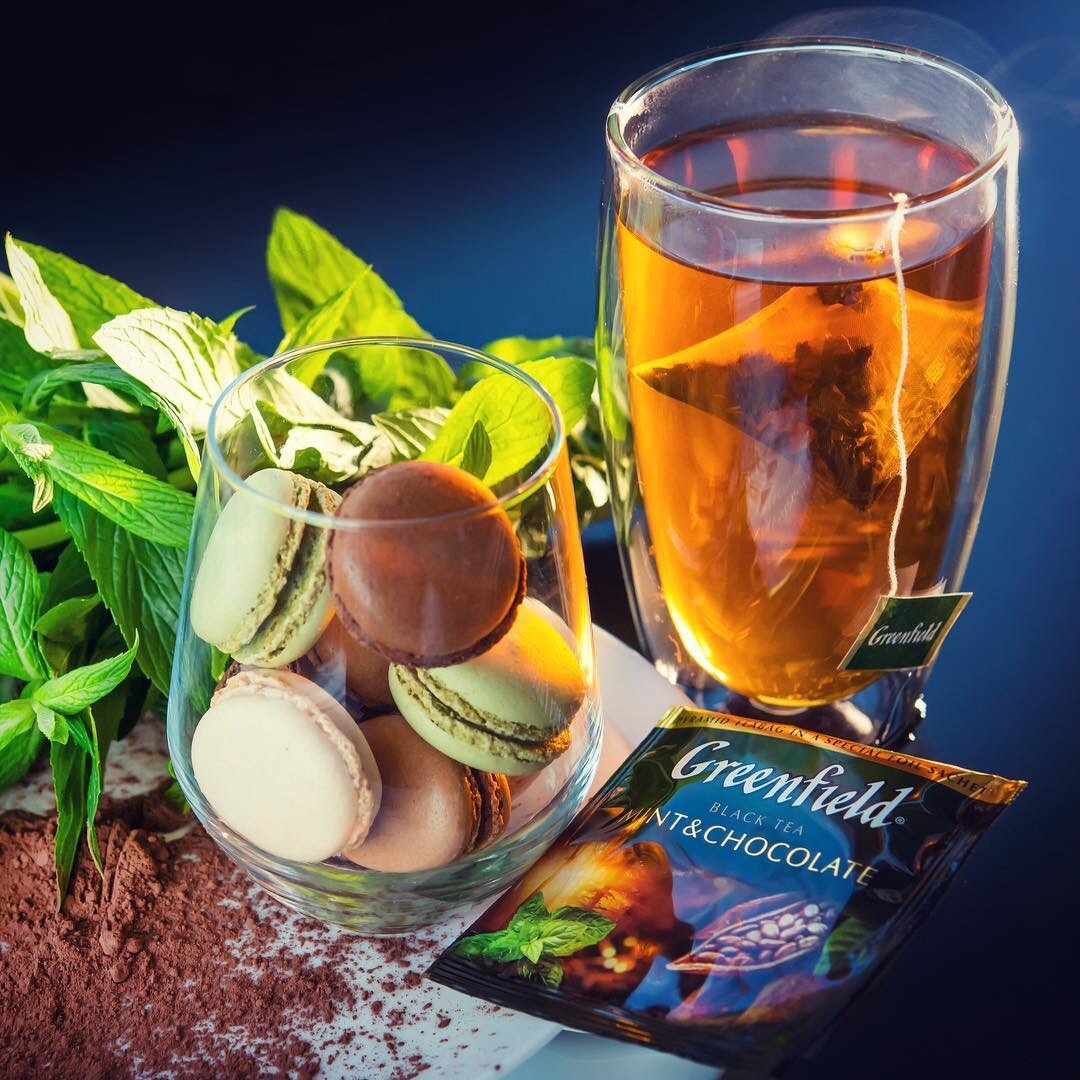 GREENFIELD 24 PYRAMIDS TEA BAG IN a SPECIAL FOIL SACHET SAMPLE PACK 12 FLAVORS
