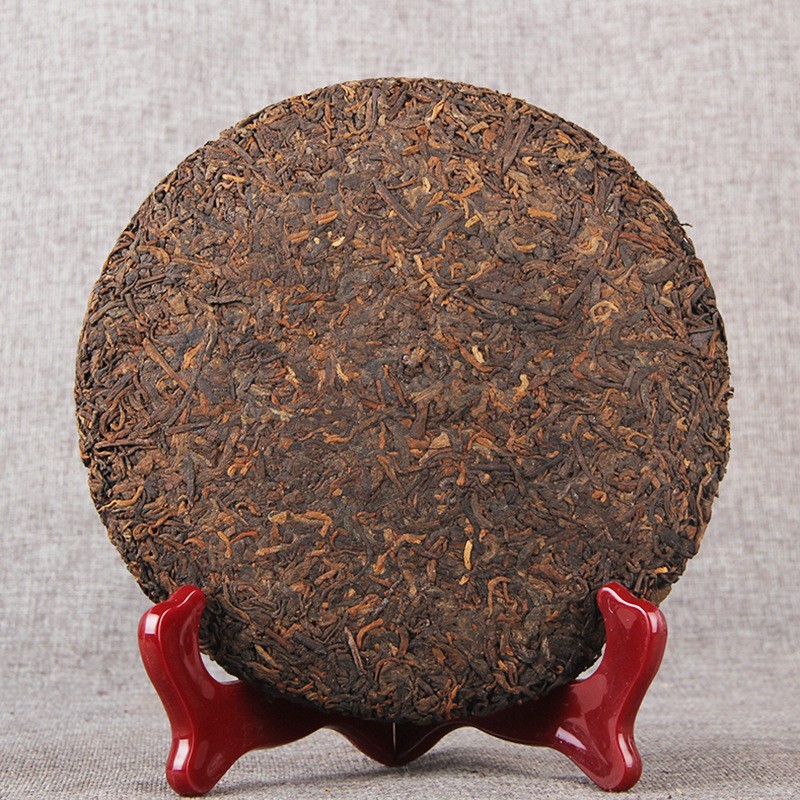 357g Premium Pu’er Dark Tea 2020 Classic Ripe Tea Cake Menghai Ancient Tree Tea