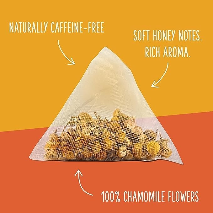 Two Leaves and a Bud Organic Chamomile Tea Bags, Naturally Caffeine Free, Who…
