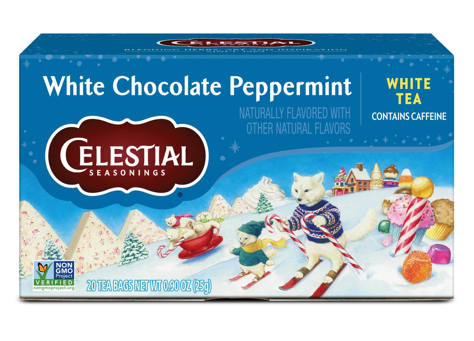 Celestial Seasonings White Chocolate 20 Count (Pack of 1), No Color