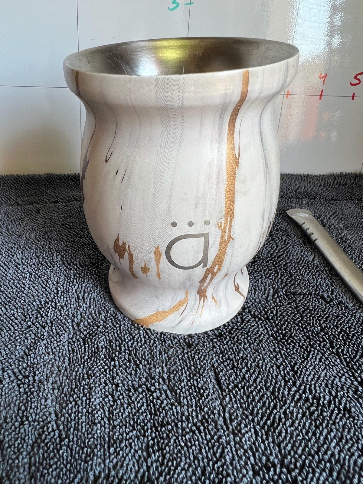 Mate Cup with Bombilla Straw – Stainless Steel Interior (Argentina Style)