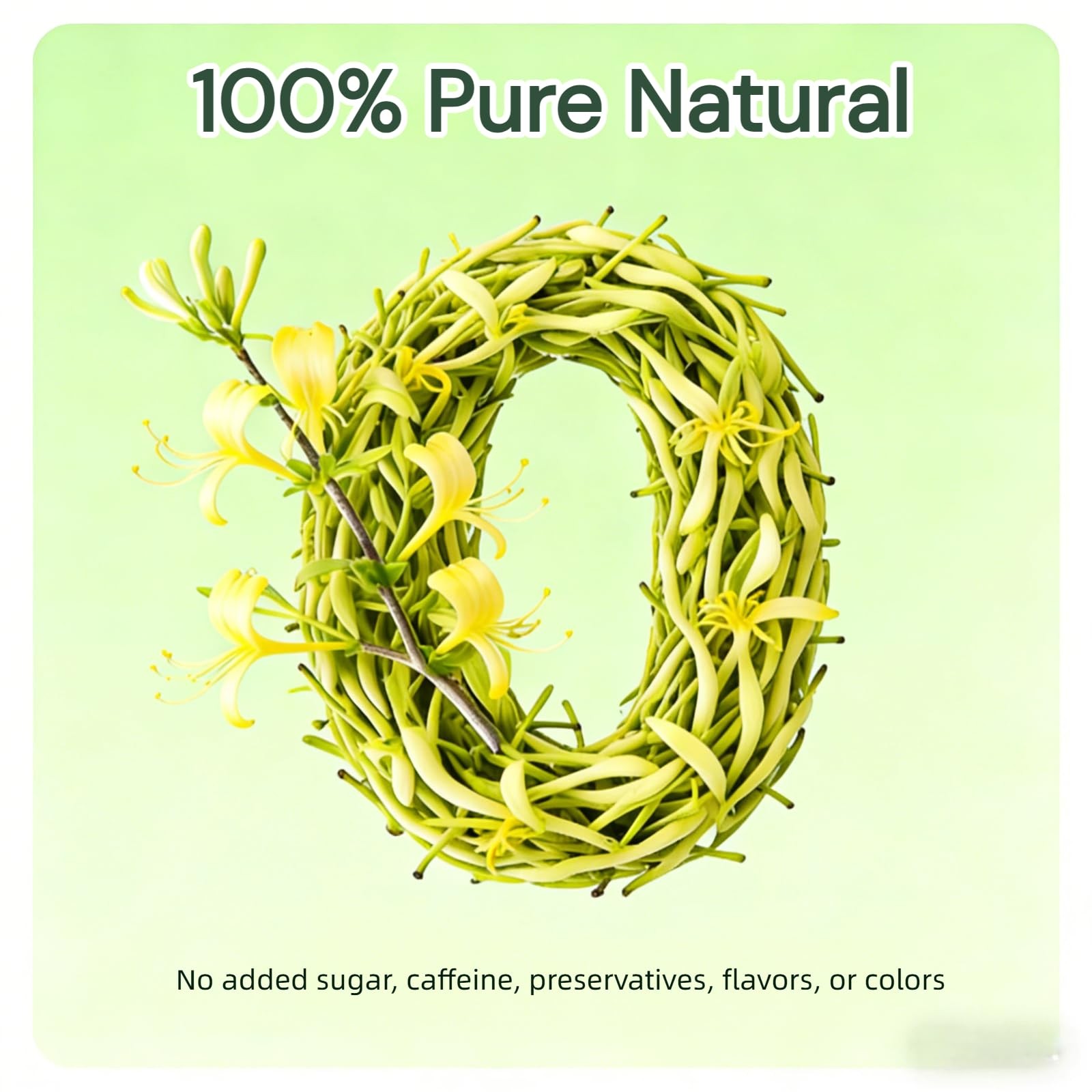NASLAPH Dried Honeysuckle Herbal Tea Honeysuckle Buds, 3.88Oz/110g Natural Ho…