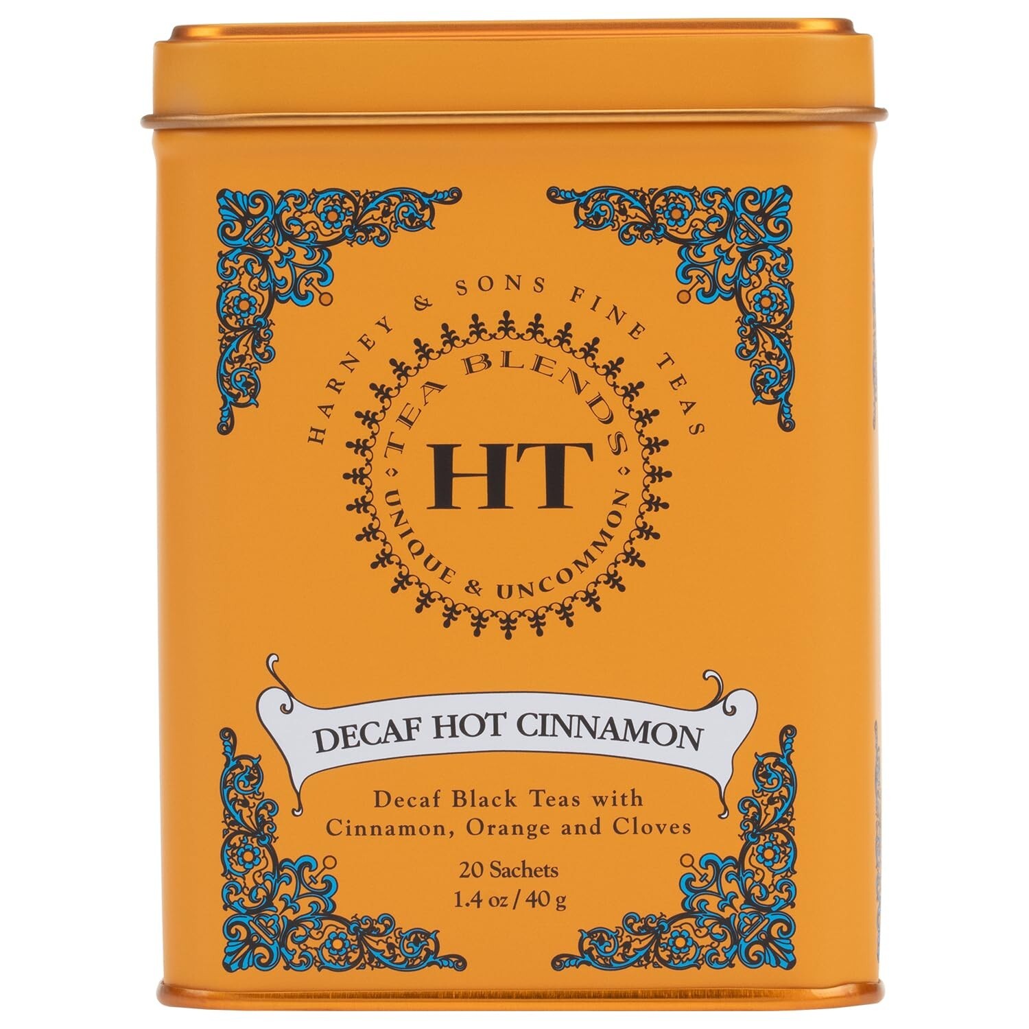 Decaf Hot Cinnamon Spice Tea – Perfectly Packaged in 20 Sachets, Eco-Conscious