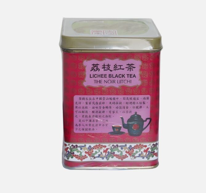 Golden Dragon Chinese Loose Leaf Lichee Black Tea 8oz