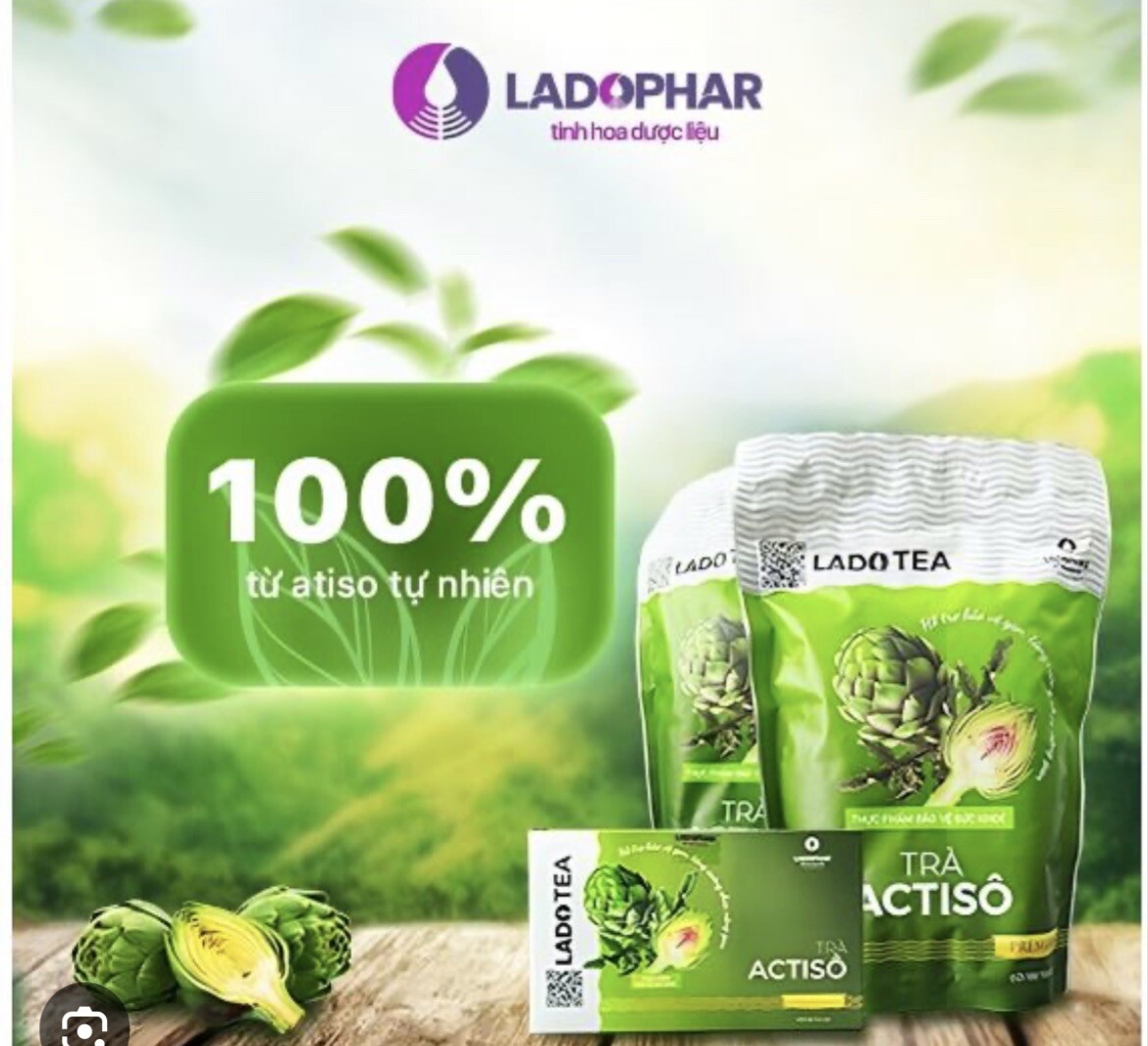 1 Packs LaDoPhar Artichoke Tea 100 Teabags 2g – #1 Artichoke Tea from Da Lat