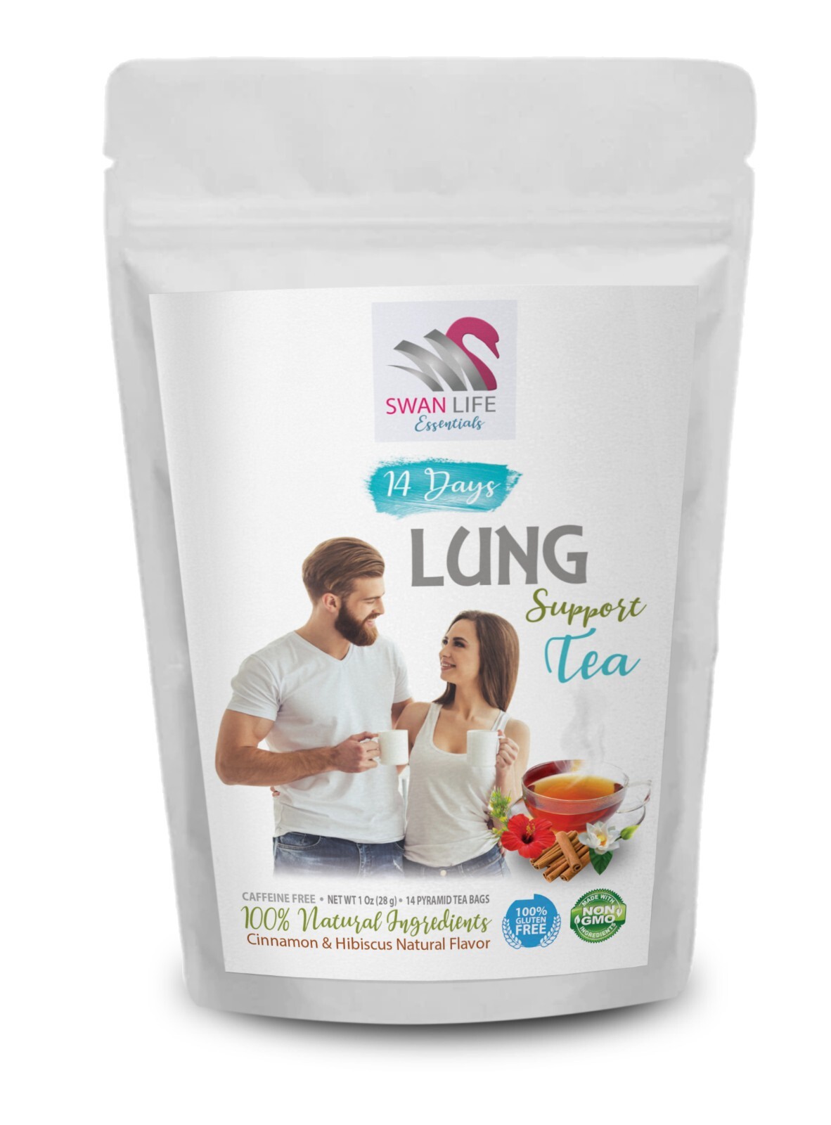 respiratory support for women – LUNG SUPPORT TEA – respiratory support 1 Pack