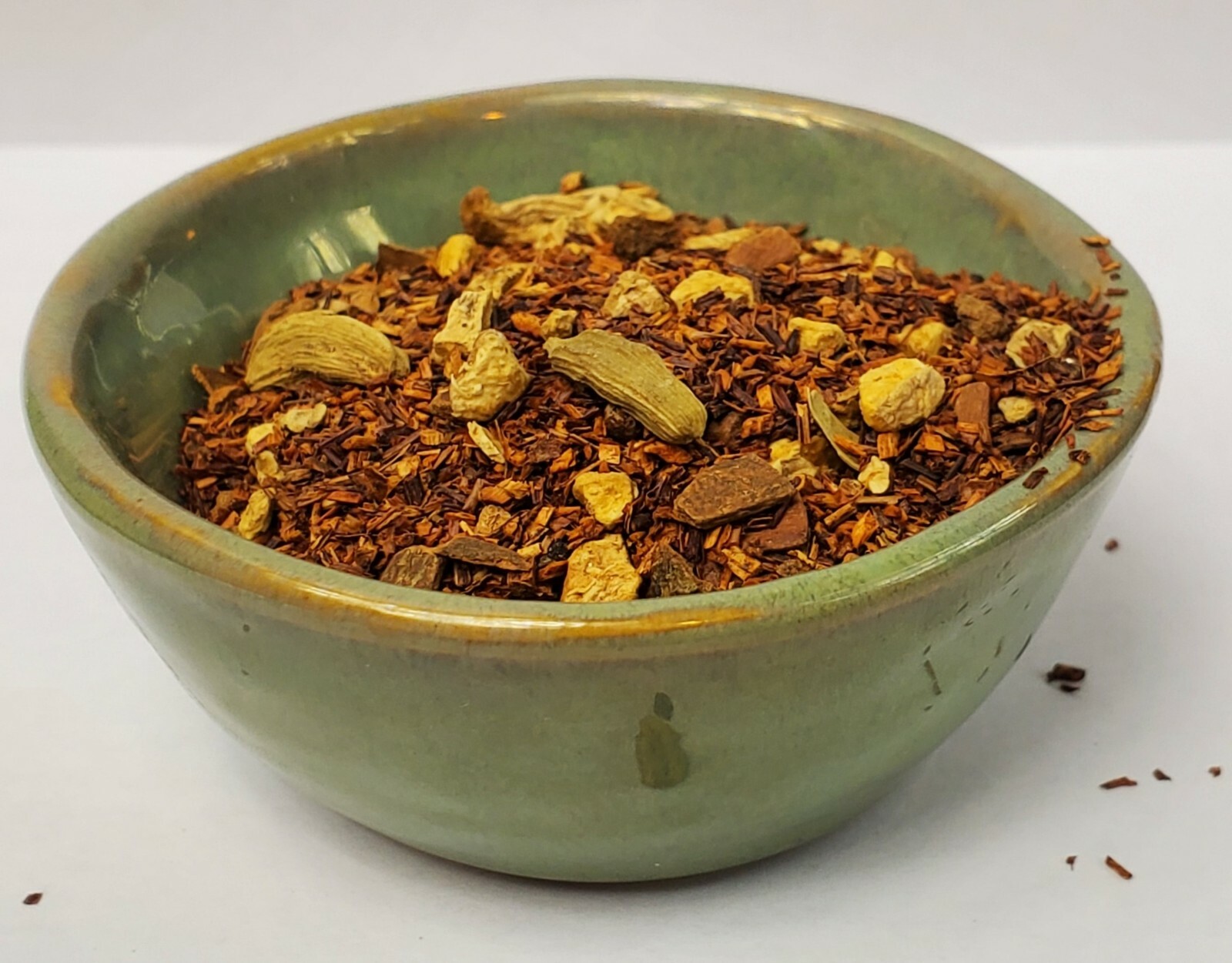 Chai Latte Herbal Blend Loose Leaf Tea Rooibos Ginger Cinnamon Cardamom