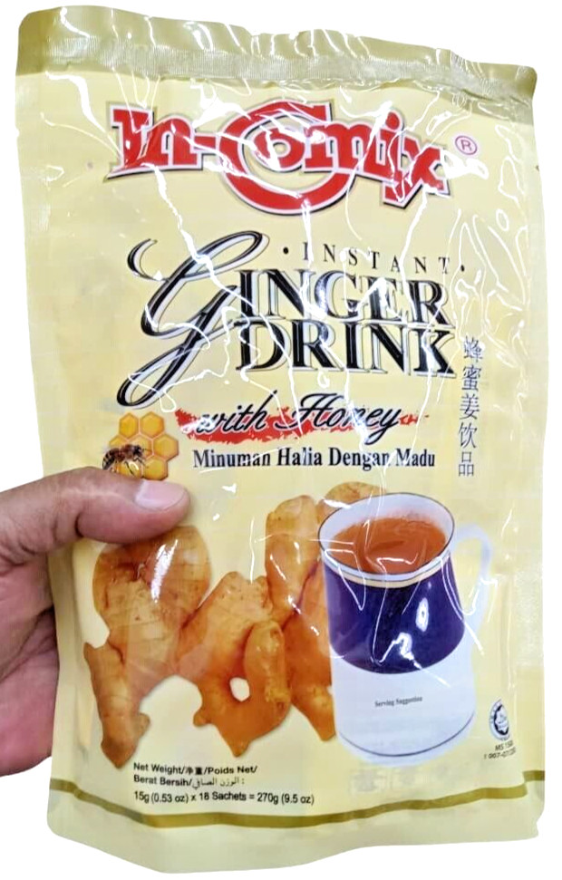 In-Comix Instant Ginger Drink with Honey ( 270 g ) + Free Gift