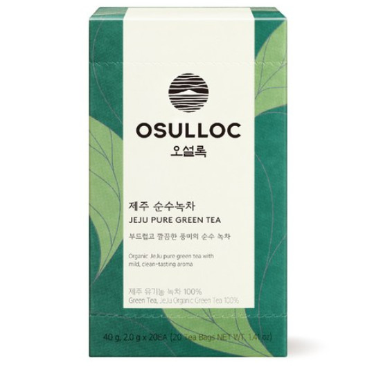 Osulloc Jeju Pure Green Tea Bags 2g 20 Bags 1 Pack