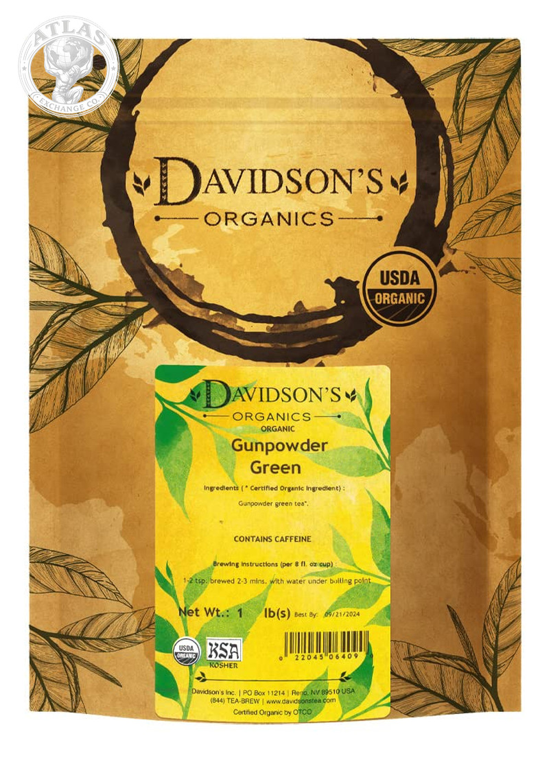 Davidson’S Organics, Gunpowder Green, Loose Leaf Tea, 16-Ounce Bag(Packaging May