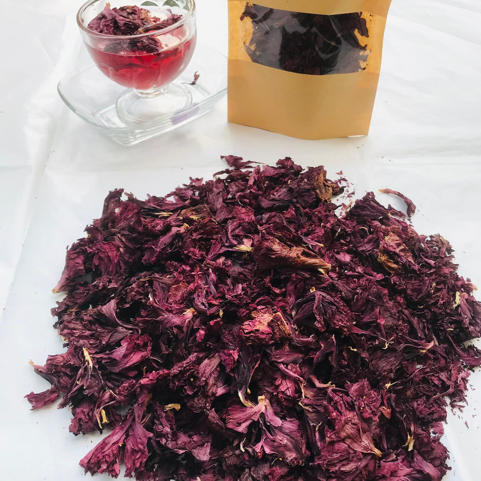 Ceylon Organic Dried Hibiscus Flowers Natural 100% Pure Premium Quality Herbal