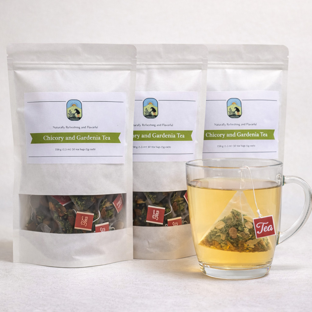 Detox tea relax tea kidney support tea liver support tea Chicory and Gardenia