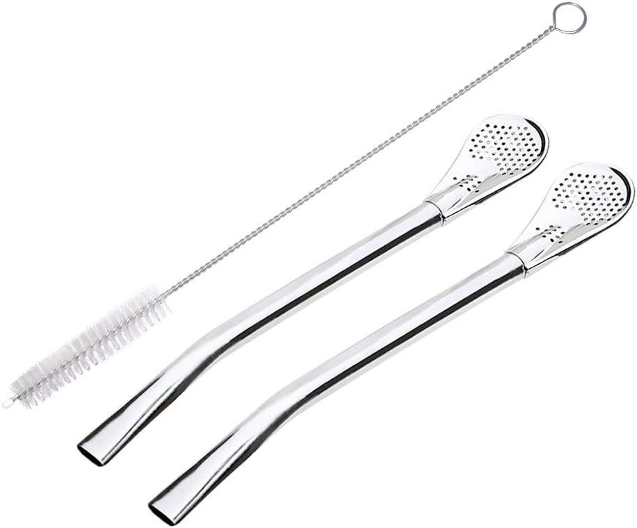 Stylish 6-Inch Stainless Steel Drinking Straws – Perfect for Coffee & Tea Lovers