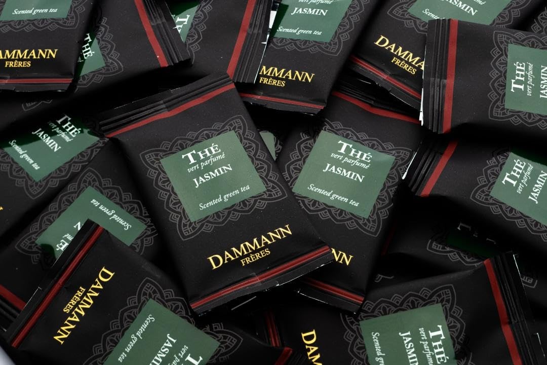Dammann Freres Sachets, Vert Au Jasmin Tea Bags, Premium Gourmet French Jasmi…