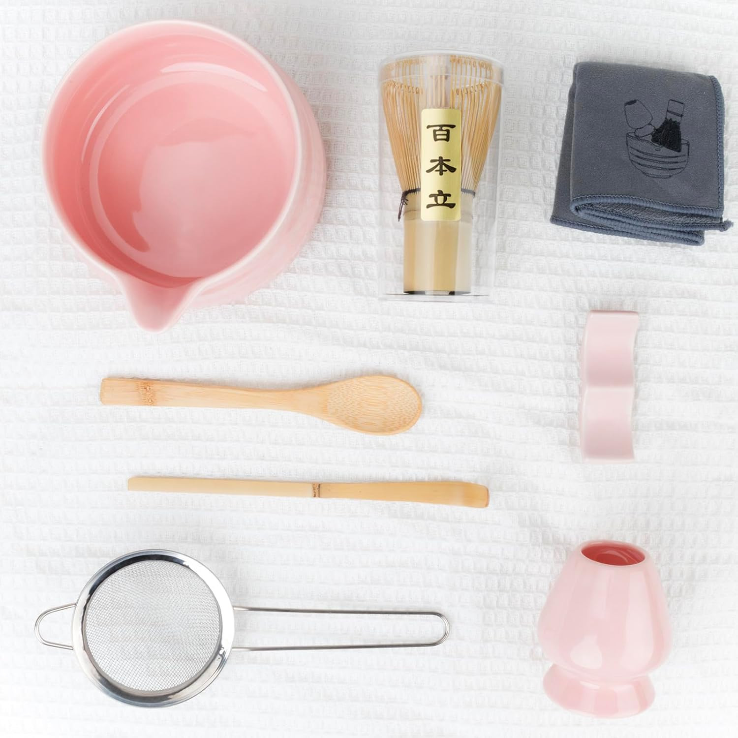 Matcha Whisk Set 8 Pcs Matcha Kit Ceramic Matcha Set Includes Matcha Whisk