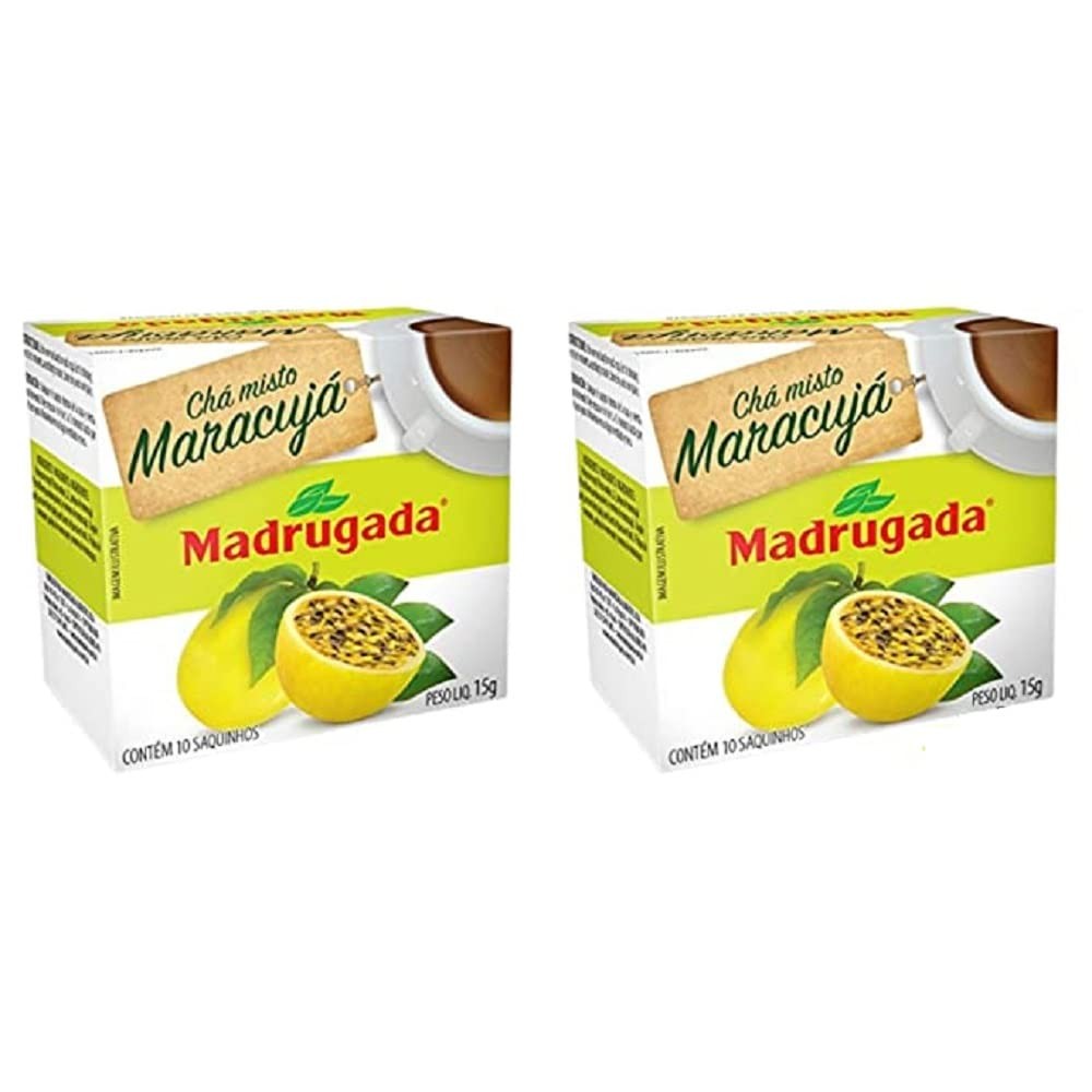 Passion Fruit Tea – 0.5 oz (10 tea bags) | Chá de Maracujá Madrugada – 15g (10 s