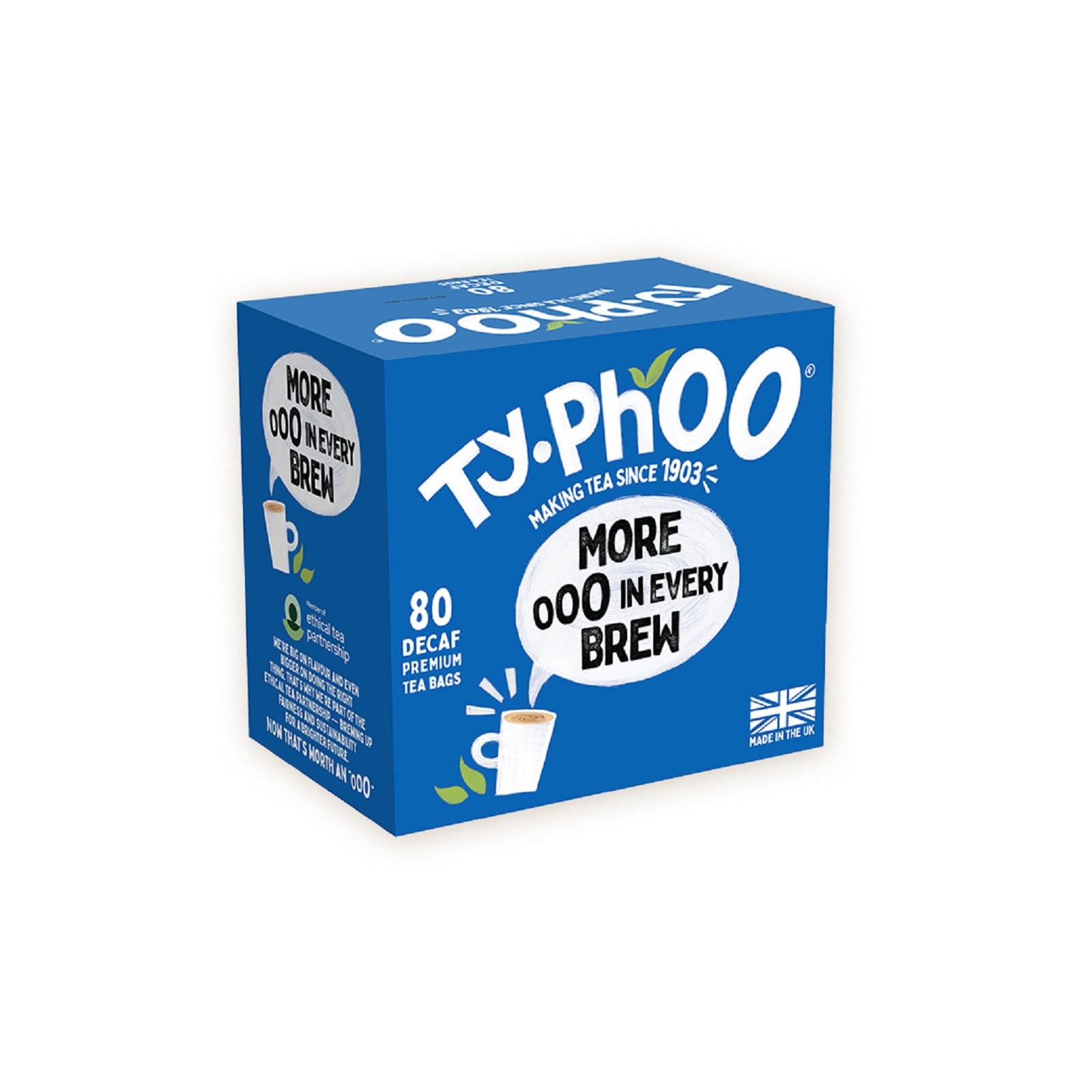 Typhoo Decaf (More In Every Brew) 80 Premium Teabags Pack 1