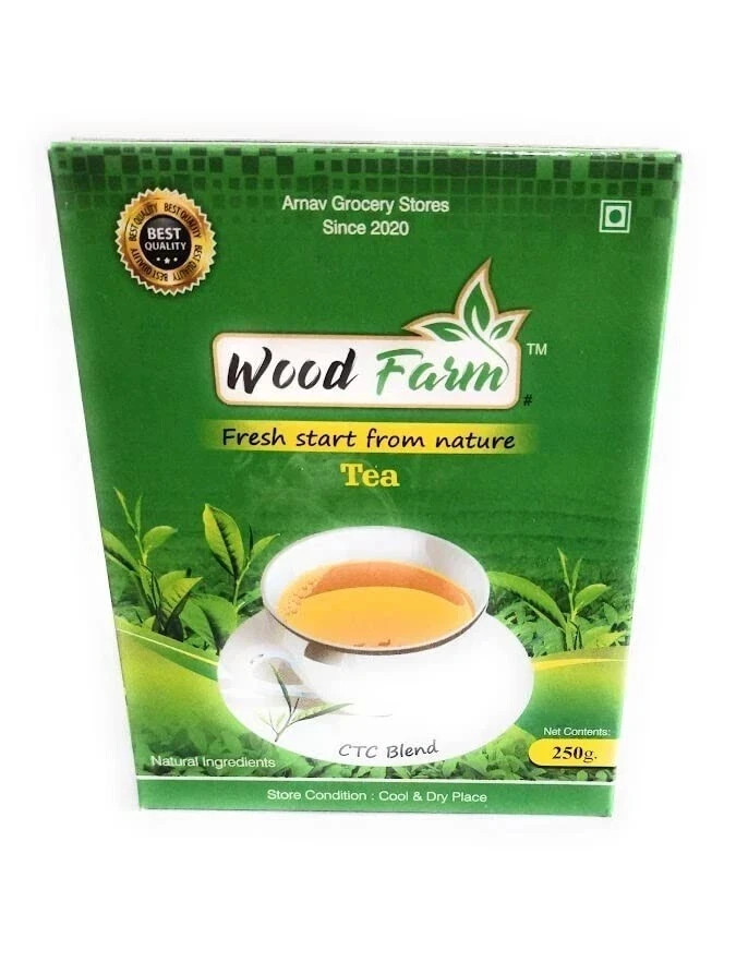 Wood Farm Tea Assam’s Gently Rolled Aromatic Fresh Tea 250 gram