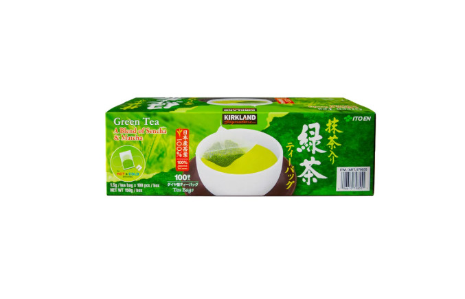 Kirkland Signature Organic Green Tea, 1.5 g (100 Count)