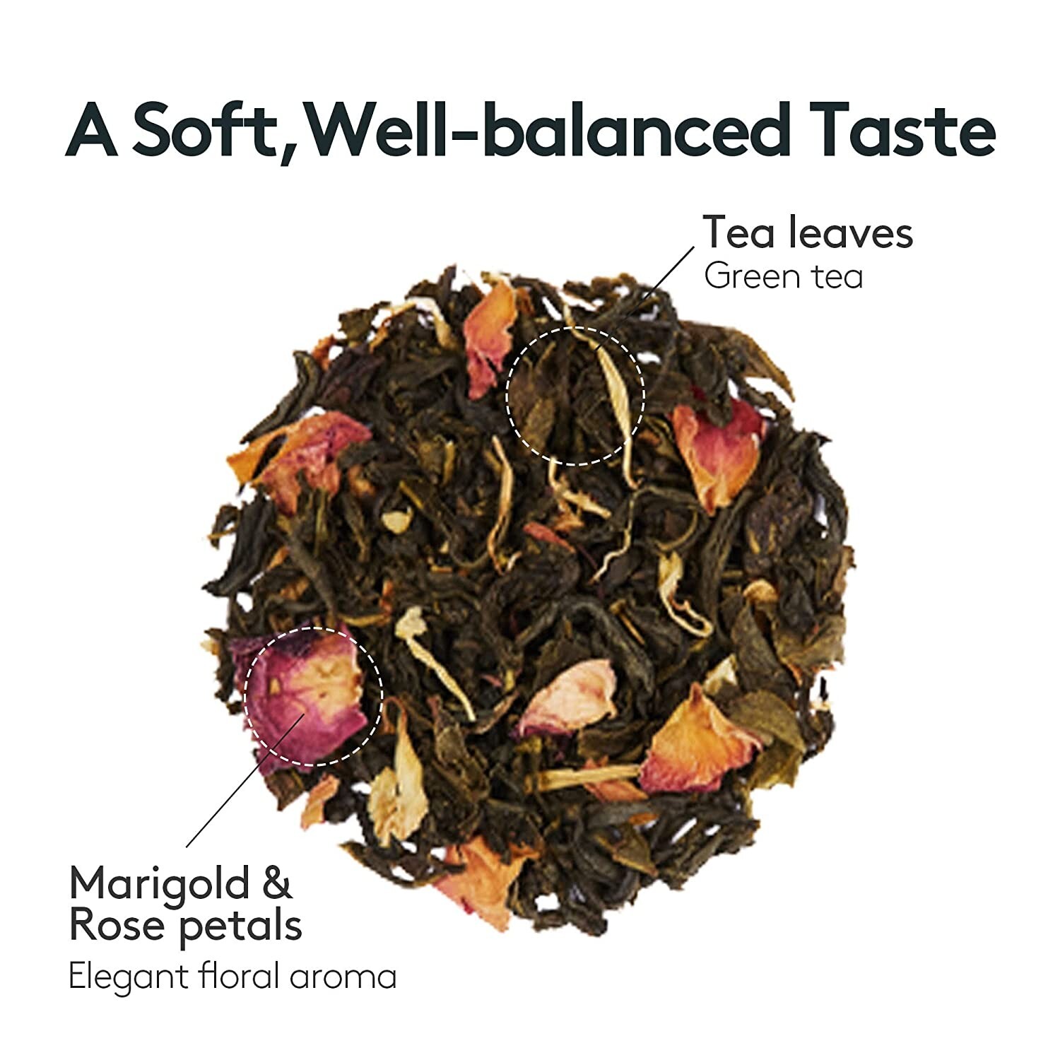OSULLOC Wedding Green Tea Korean Premium Pyramid 20 Count Tea Bags 1.27oz