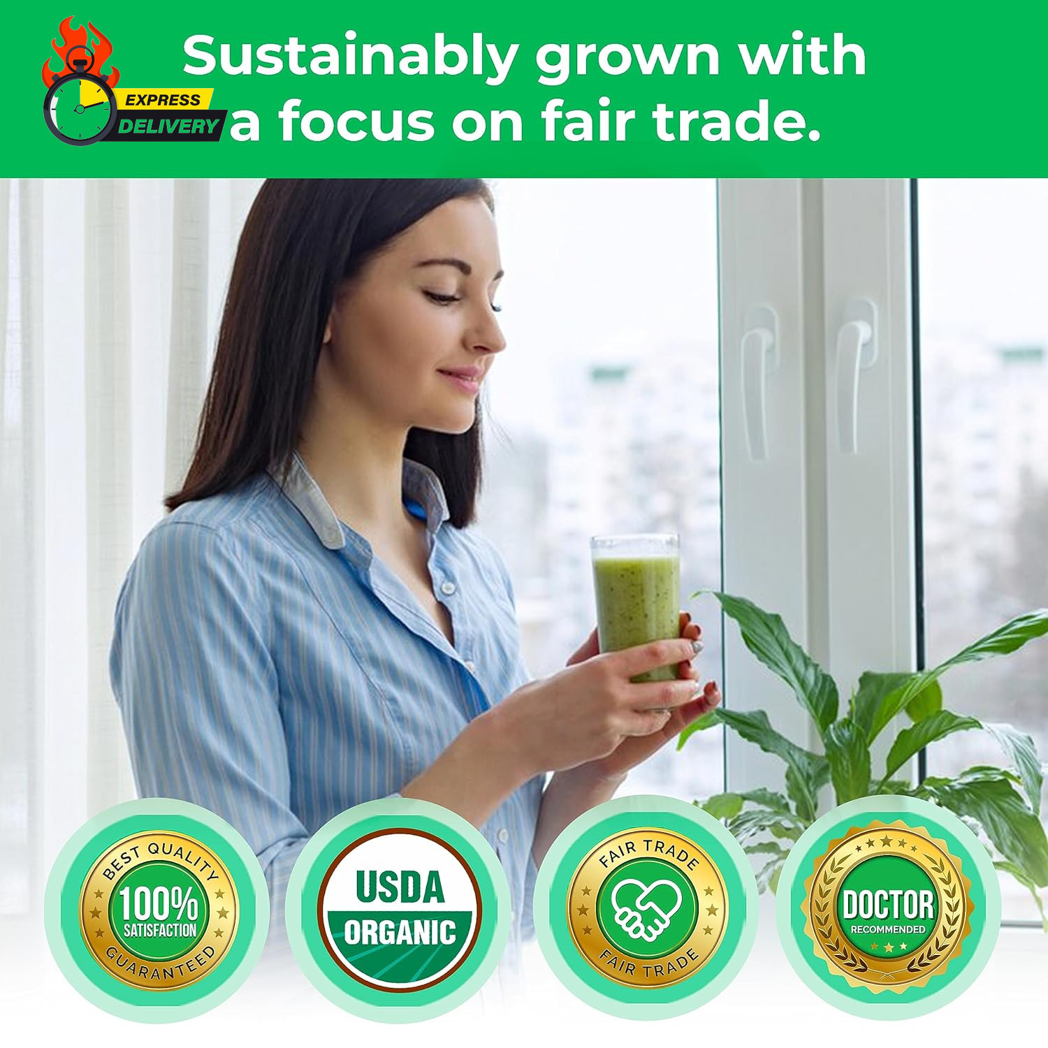 Certified Organic Matcha Green Tea Powder | 100% Pure Premium Culinary Grade Mat