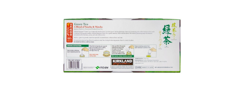 Kirkland Signature Organic Green Tea, 1.5 g (100 Count)