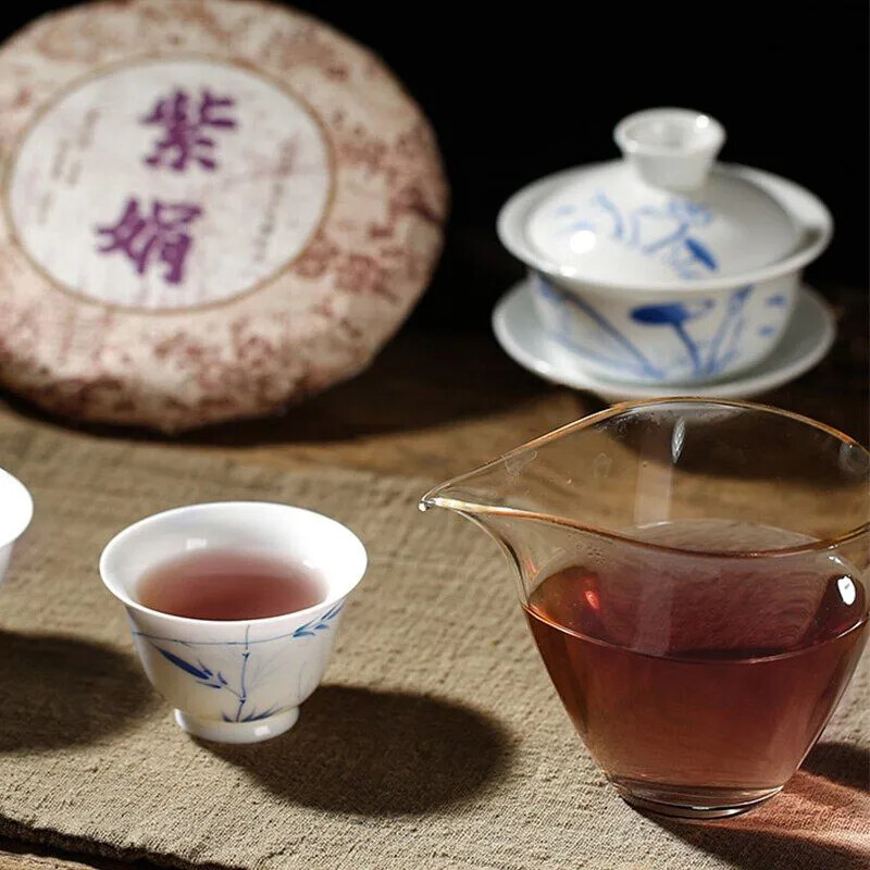 Zi Juan Cha * Pu’er Tea Wild Purple Buds Ancient Tree Puerh Tea Raw Puer 200g