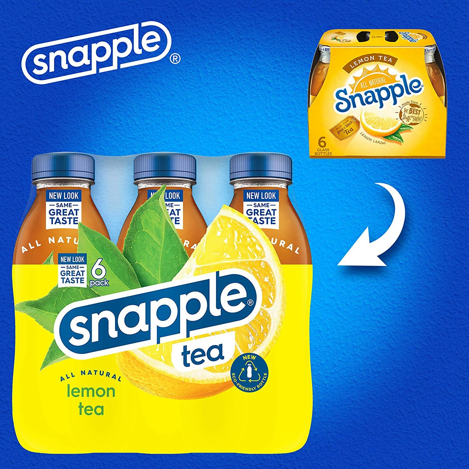 Snapple Lemon Tea 16 oz Bottles (Pack Of 6)