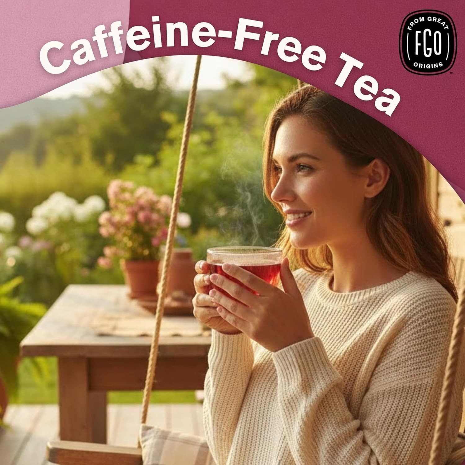 USDA Organic 100 Count Hibiscus Tea Bags – Sweet & Tart Flavor, Zero Caffeine