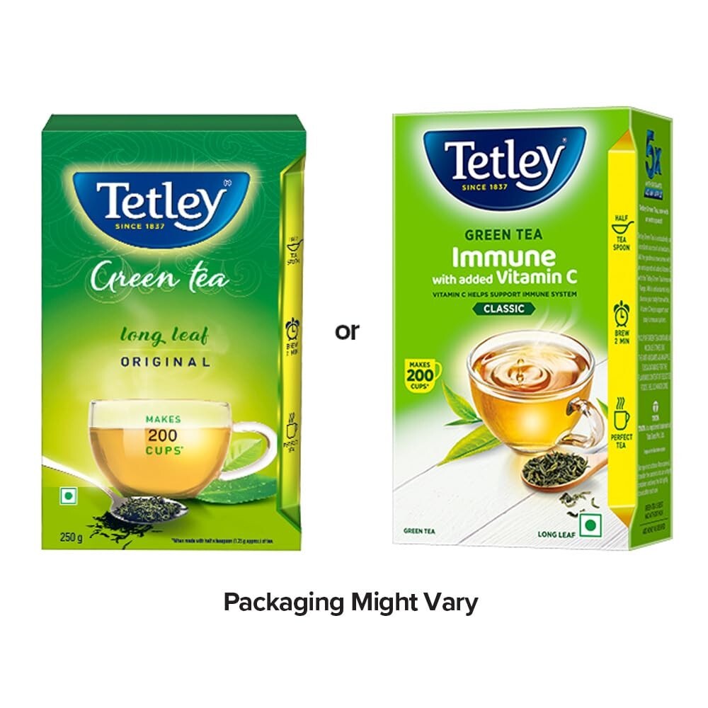 Tetley Pure Original Refreshing Long Leaf Green Tea 250g Natural Flavour Tea