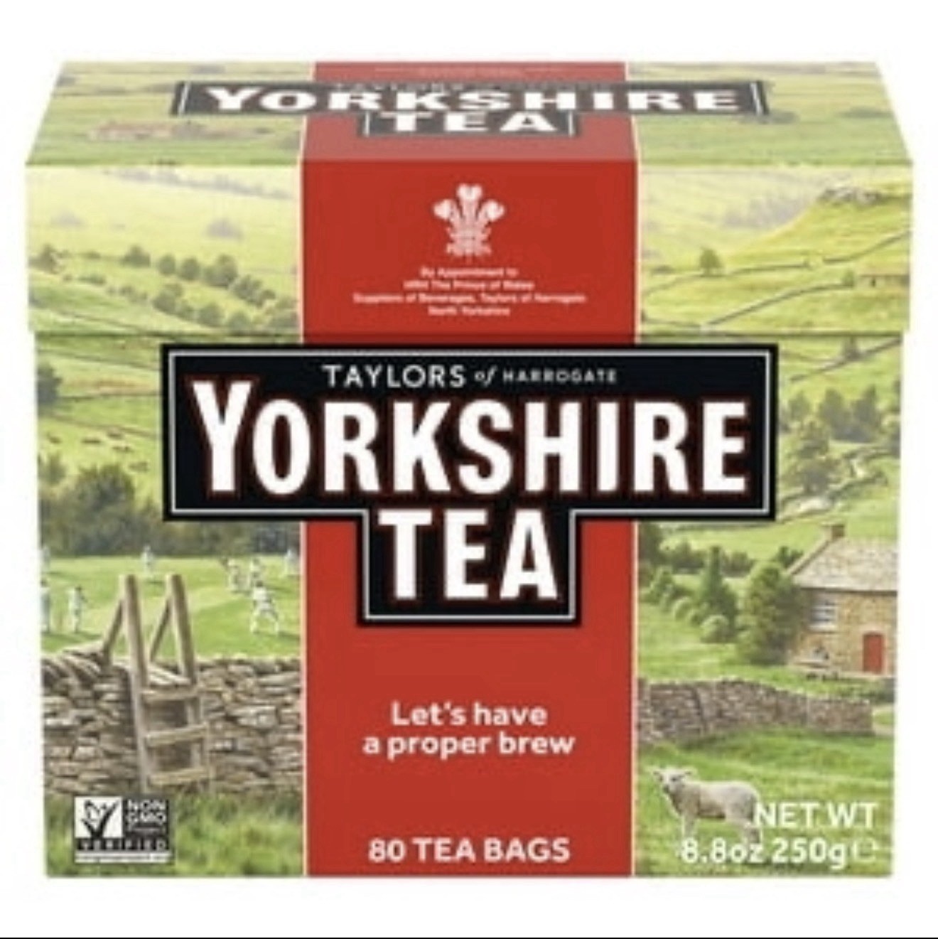 Brand New & Factory Sealed Yorkshire Tea Proper Black Tea Bags (100 Count).