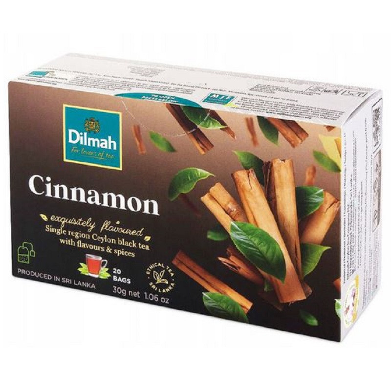 Dilmah Cinnamon Flavoured Black Tea – 20 Tea Bags