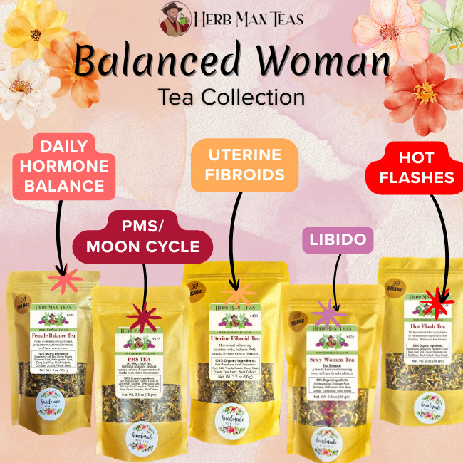 Proven PMS TEA -No more cramps, heavy bleeding & moodiness by a master herbalist
