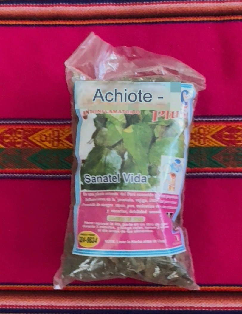 Achiote dried herb Tea 100gr Sealed Bag