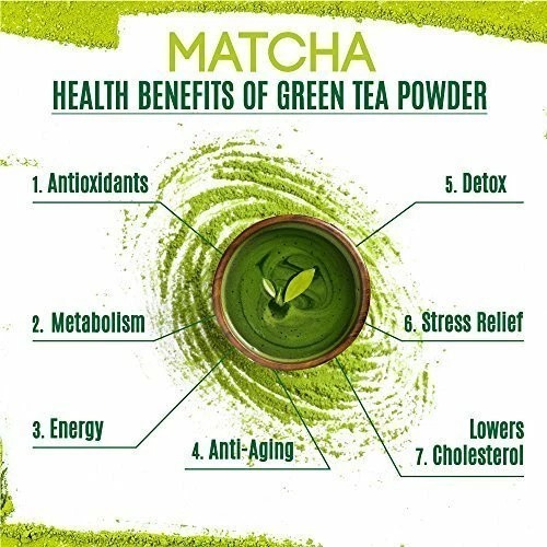 2-Pack Organic Matcha Green Tea Powder 4oz Culinary Grade – Perfect for Latte…