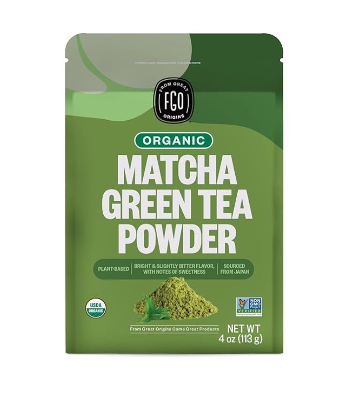 Organic Matcha Green Tea Powder – 100% Pure Matcha for Latte & Baking