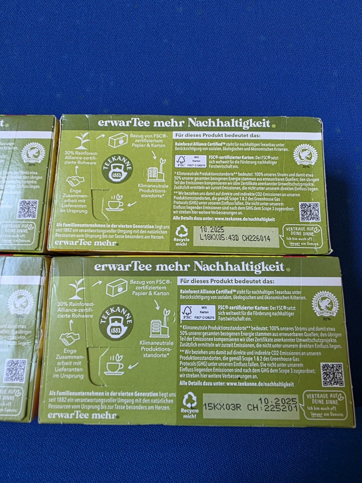 Teekanne tea Italian Limone 4x 1 box/ 20 bags BBD 9/2025 Invigorate Refresh👏