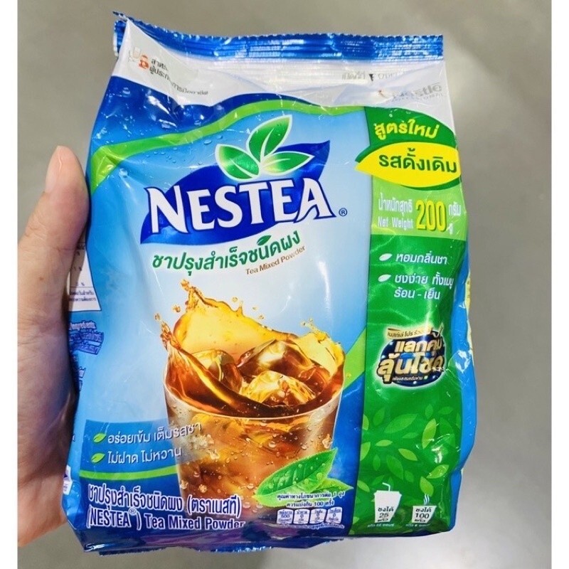 6 x New Nestea Nestle Unsweetened 100% Instant Iced Tea Mix Beverages Drink 200g
