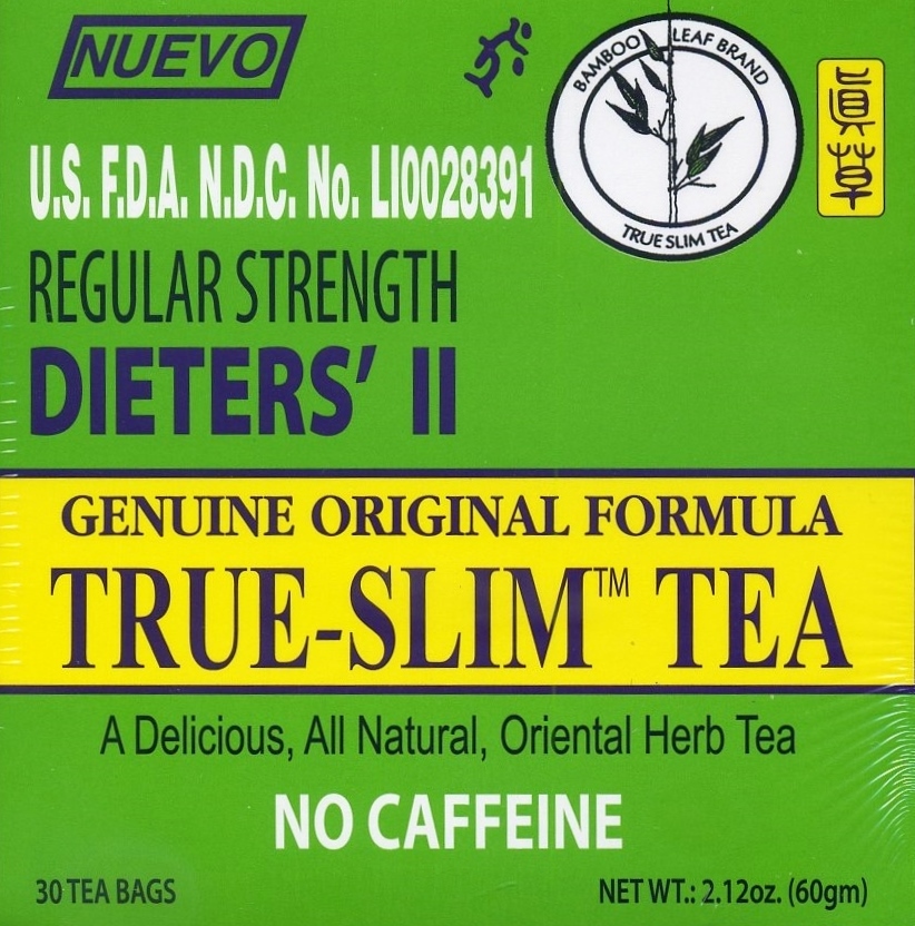 Bamboo Leaf Regular Strength True Slim Tea – Malva Verticellata 真草减肥茶 detox
