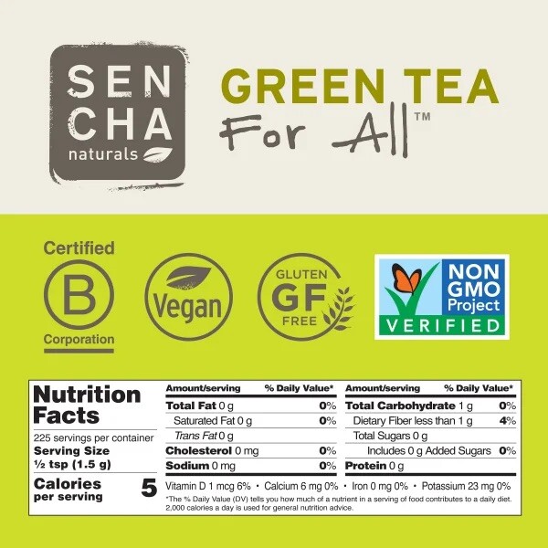 3 Pack Sencha Naturals Everyday Matcha Green Tea Powder Te verde Japonese