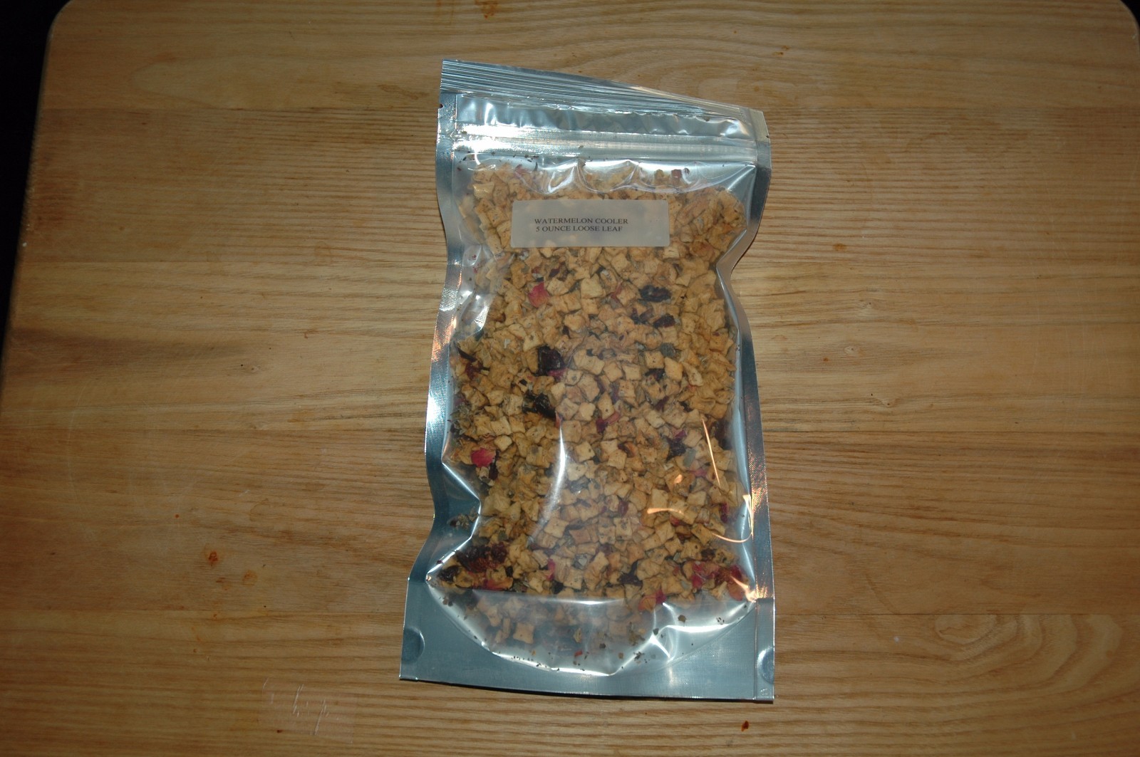 Watermelon cooler loose leaf herbal tea 5 ounce bag