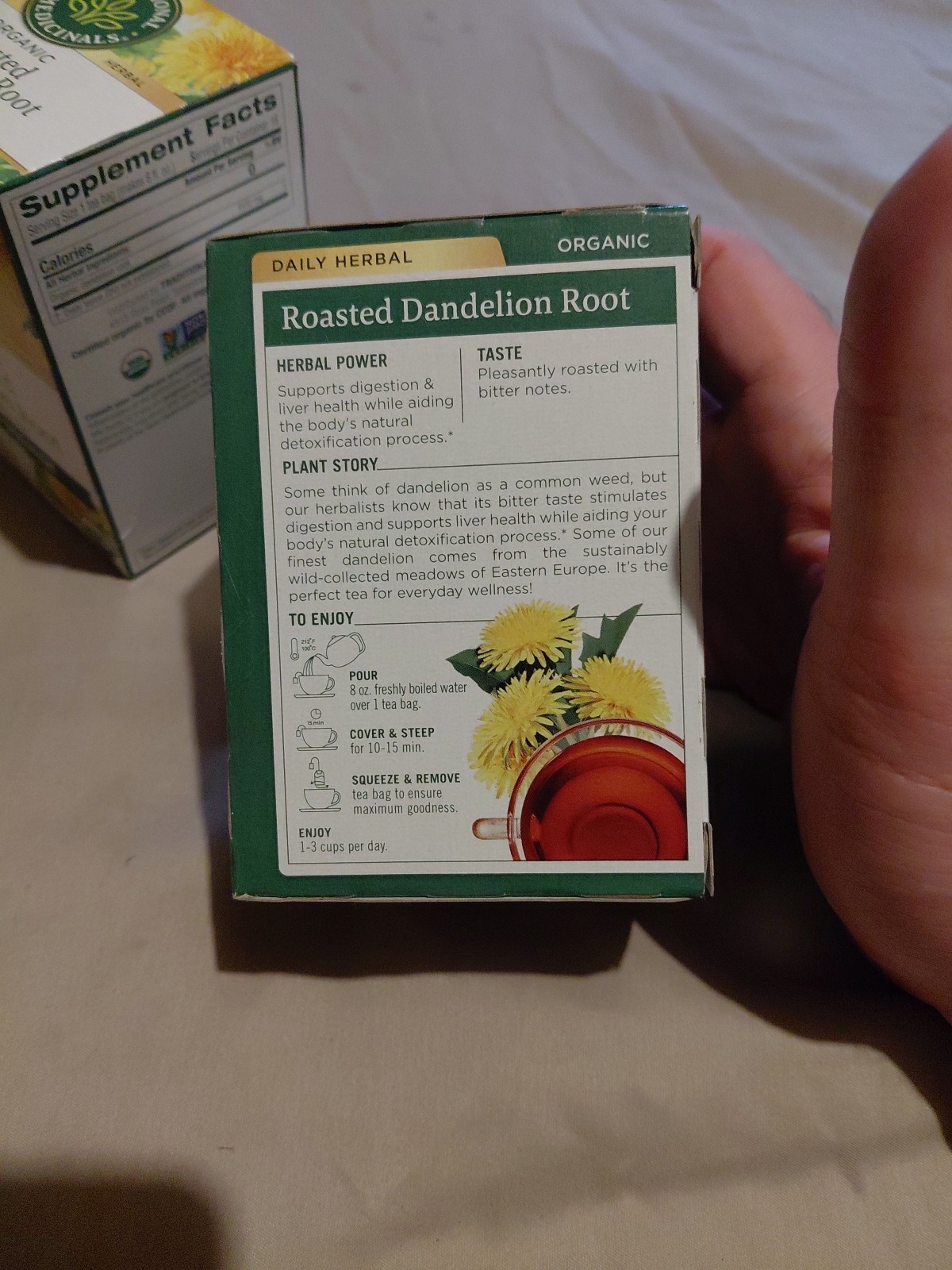 Traditional Medicinals, Tea Roasted Dandelion Root Organic, 32 Tea Bags