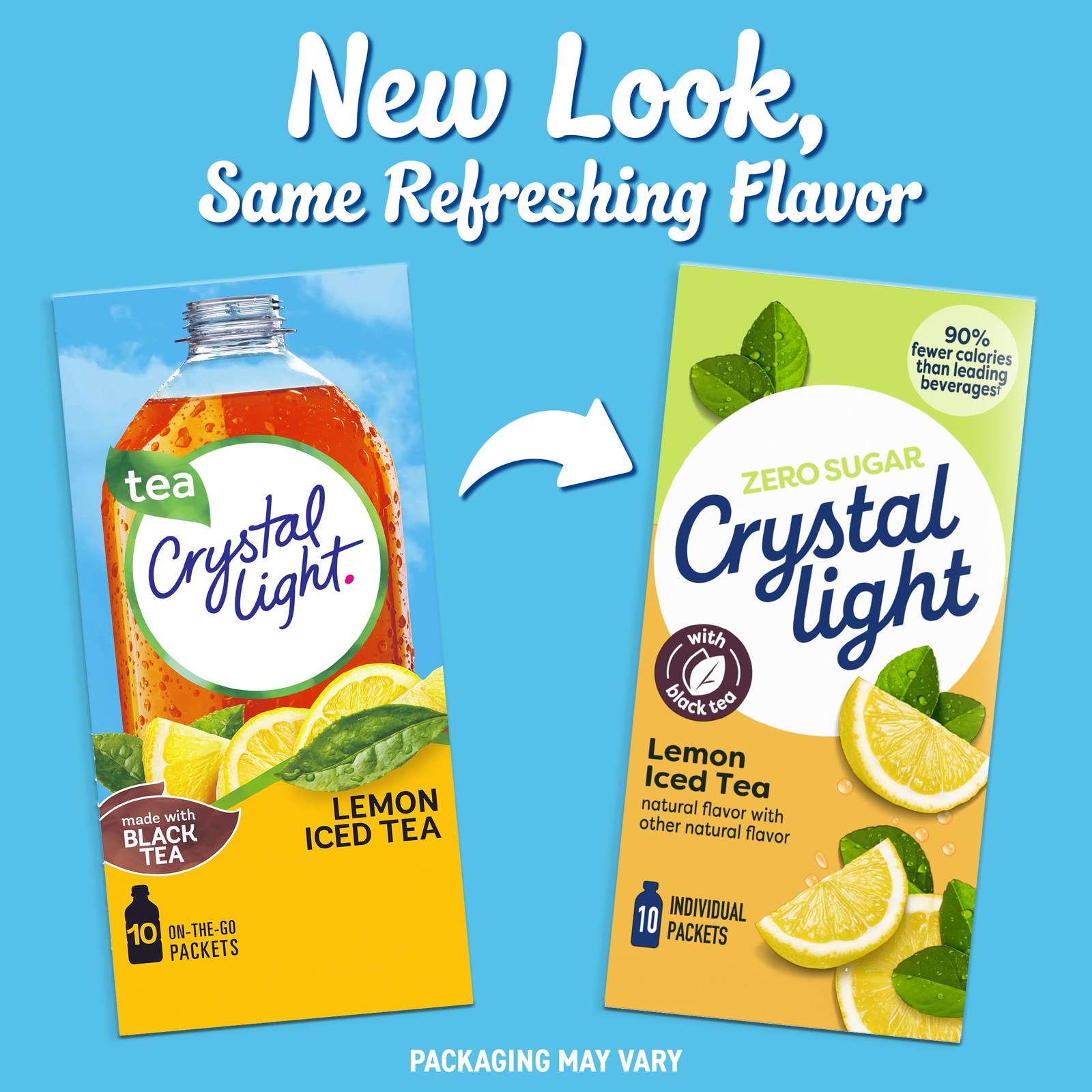 Crystal Light Lemon Iced Tea Naturally Flavored with other natural flavor Pow…