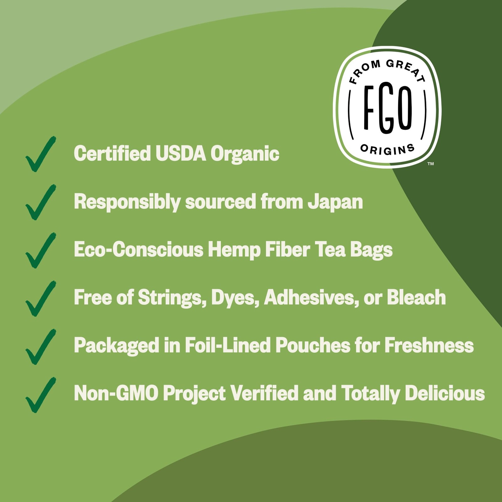 Organic Japanese Matcha + Green Tea, 100 Count, EcoConscious Tea Bags, Reseal…